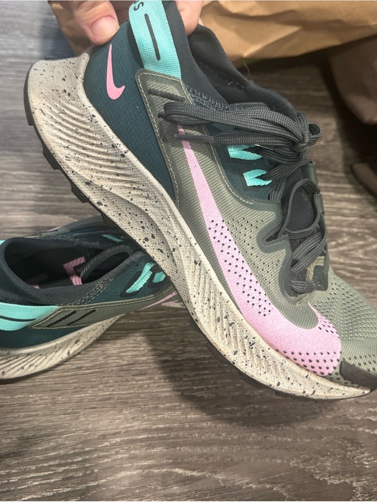 Nike Shoes - Nike Women's Teal and Pink Athletic Running Shoes